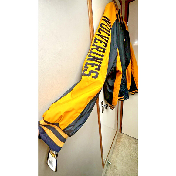 Michigan Wolverines NWT Varsity Jacket Steve & Barrys Mens XXL Vintage READ - Picture 14 of 14